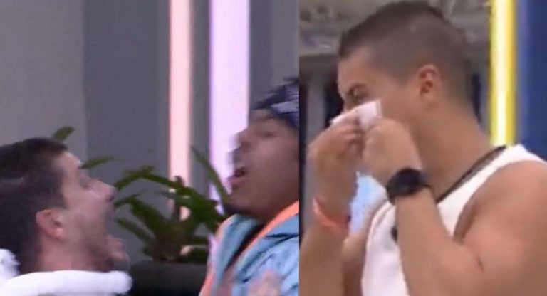 Arthur Aguiar e Paulo André brigam após 12h de sono; veja o momento. (Reprodução/Twitter)