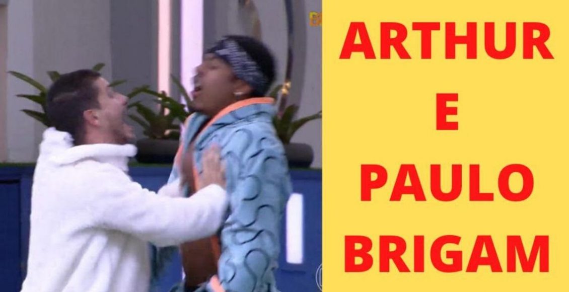 Fim da amizade? Arthur e Paulo André brigam; veja o momento. Reprodução/Twitter.