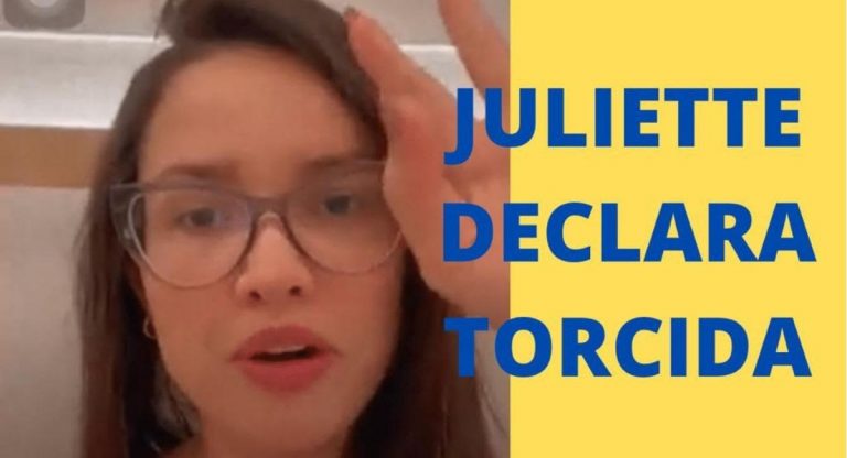 BBB: Juliette declara torcida e faz pedido para os fãs; veja o momento e descubra. Reprodução/Twitter