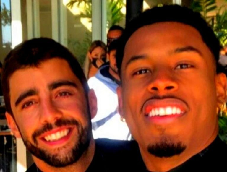 Pedro Scooby e Paulo André. Foto: Reprodução Instagram