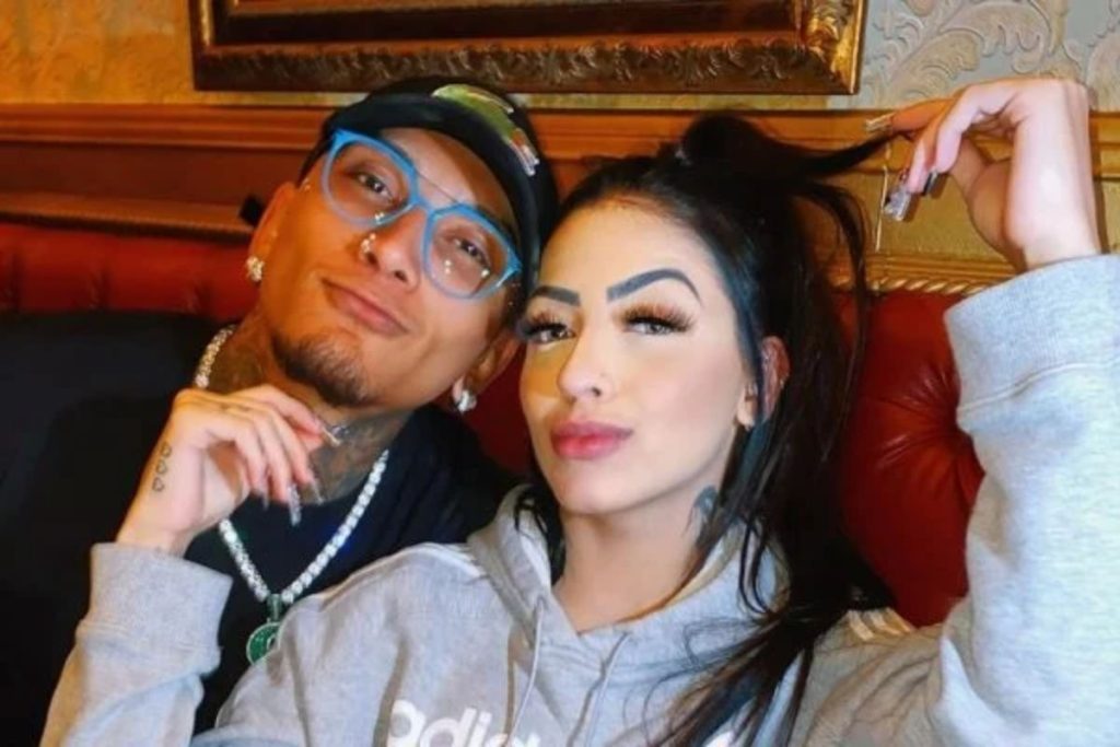 Mc Mirella e Dynho Alves se encontram em festa