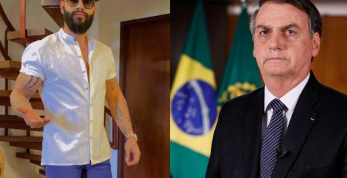Gusttavo Lima e Bolsonaro - Reprodução Instagram
