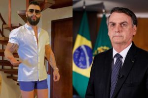 Gusttavo Lima e Bolsonaro - Reprodução Instagram