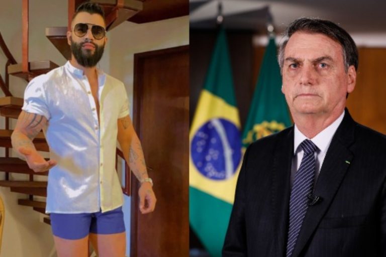 Gusttavo Lima e Bolsonaro - Reprodução Instagram