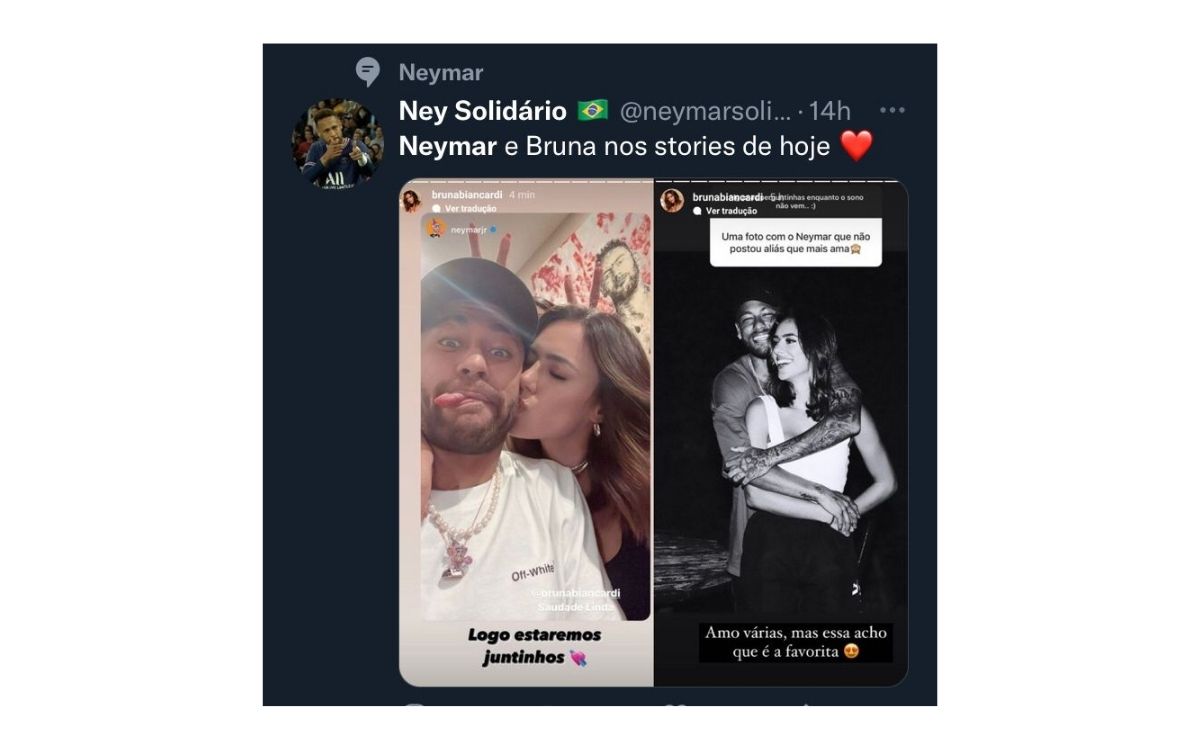 Tweet sobre Neymar - Reprodução Twitter