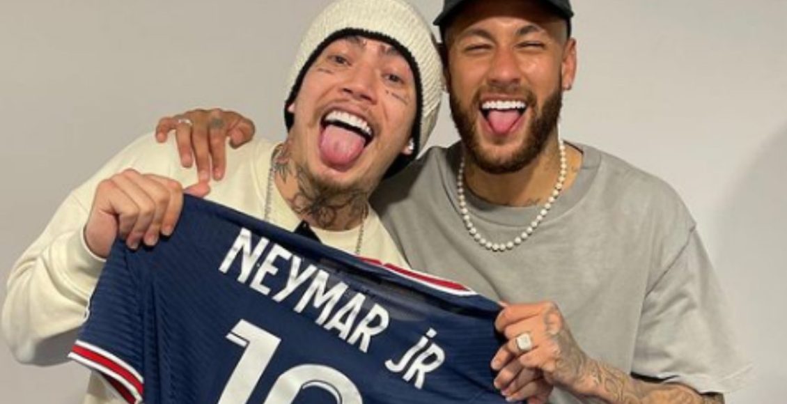 Neymar e Whindersson Nunes - Reprodução Twitter