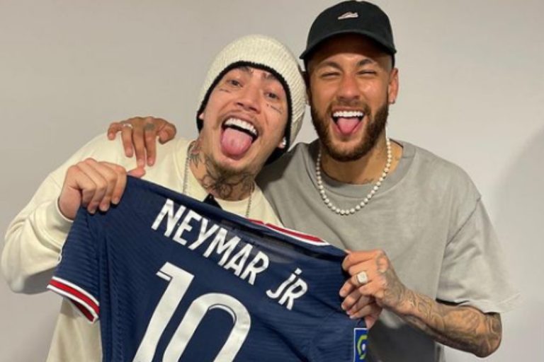 Neymar e Whindersson Nunes - Reprodução Twitter