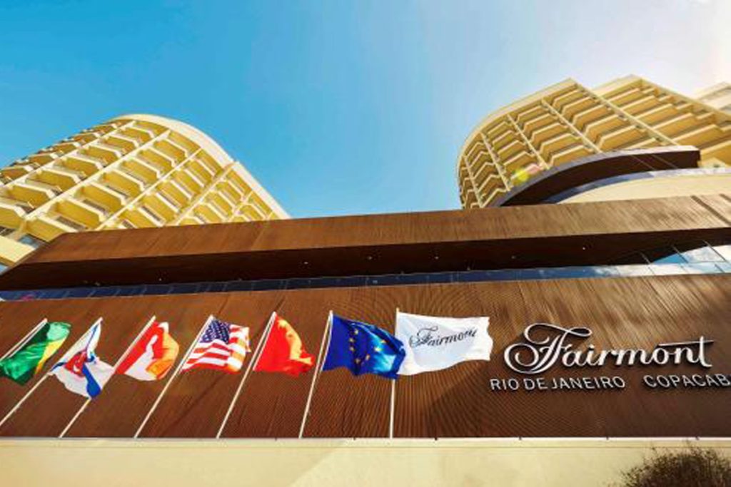 Hotel Fairmont de Copacabana é o hotel oficial do Rio Gastronomia 2022