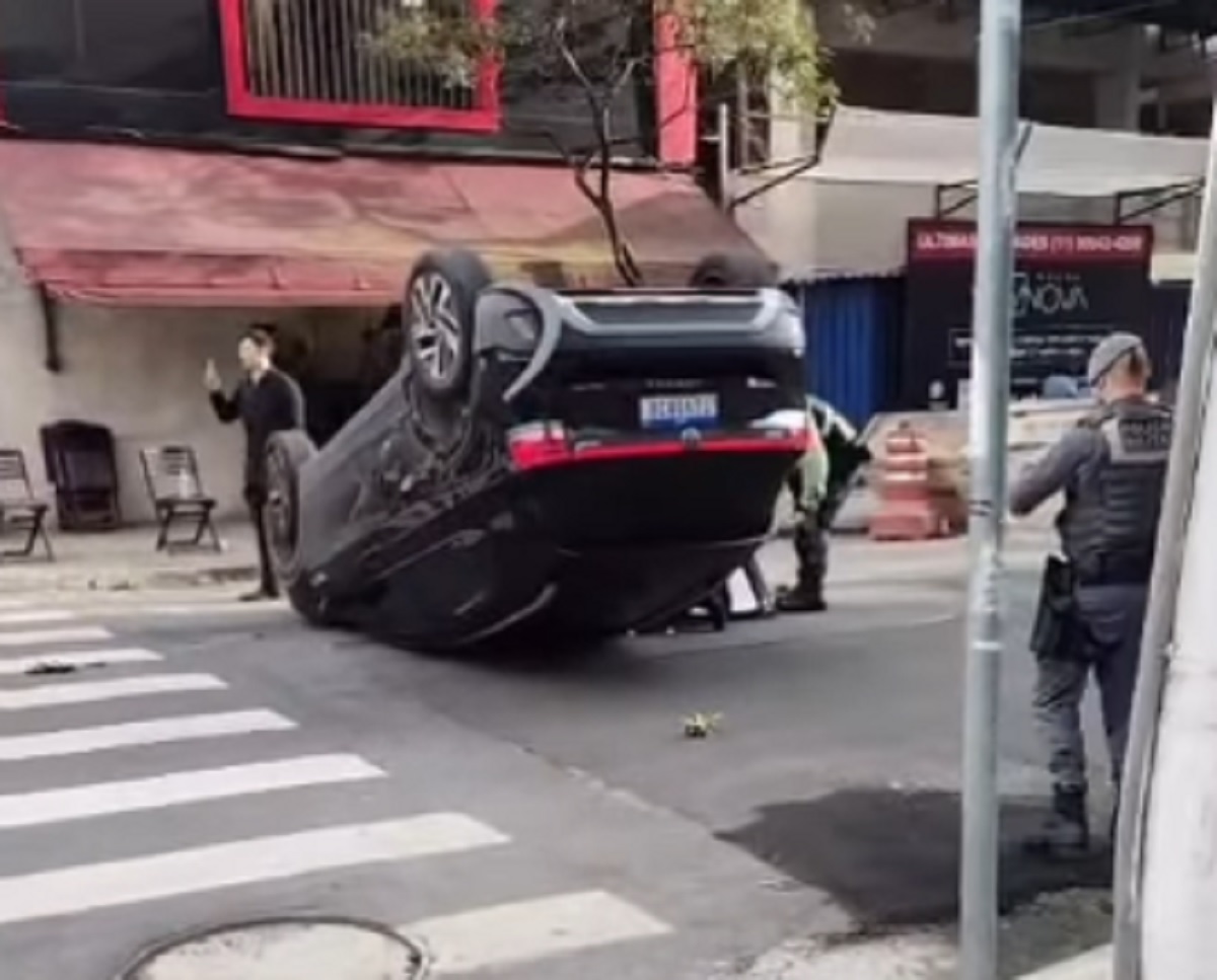 Cruzamento no Indianápolis: ‘aqui tem que ficar esperto’, diz morador. Imagem: Reprodução Instagram