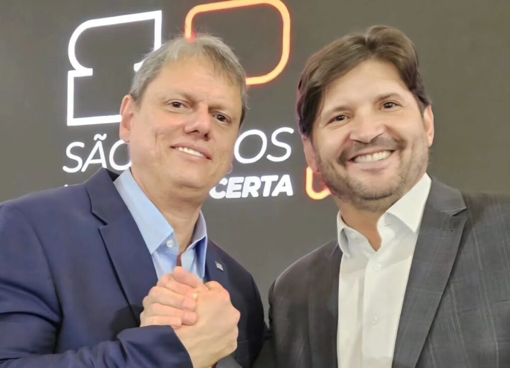 André do Prado vira ‘desafio’ para Tarcísio nas eleições. Imagem: Redes sociais