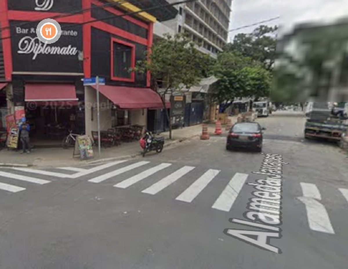 Cruzamento no Indianápolis: ‘aqui tem que ficar esperto’, diz morador. Imagem: Google Maps Cruzamento no Indianápolis: ‘aqui tem que ficar esperto’, diz morador. Imagem: Google Maps