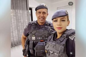 Geraldo Neto, acusado de feminicídio, é aposentado na PM com salário de R$ 22 mil. Imagem: Redes sociais