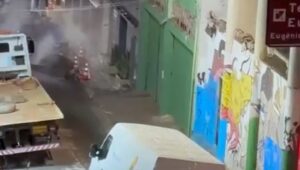 Em obra da Sabesp, novo vazamento de gás assusta moradores. Imagem: Reprodução