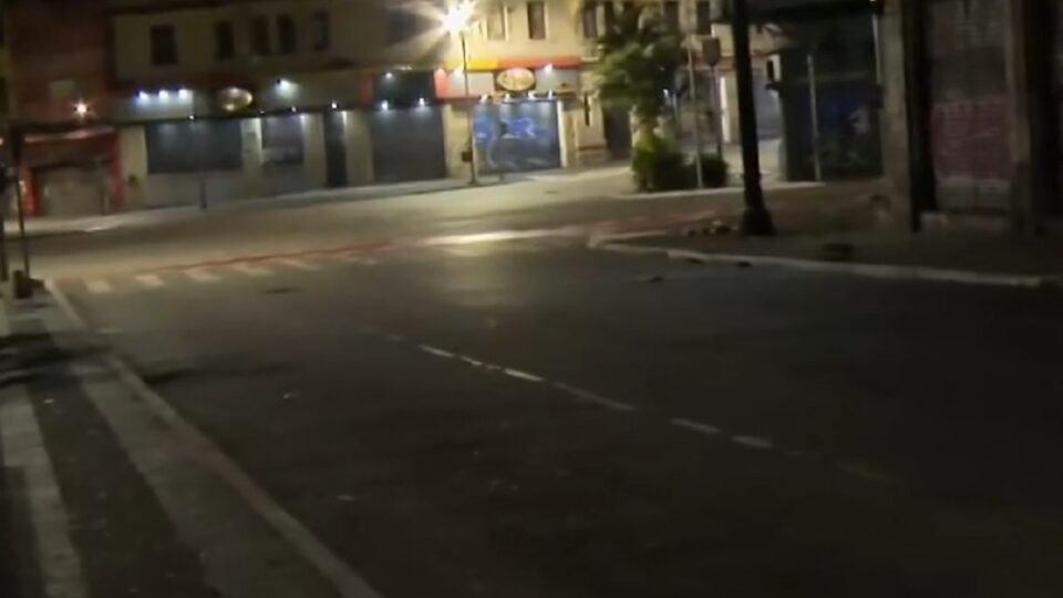 Enel: apagão deixa moradores sem luz no centro de SP. Imagem: Reprodução Globo