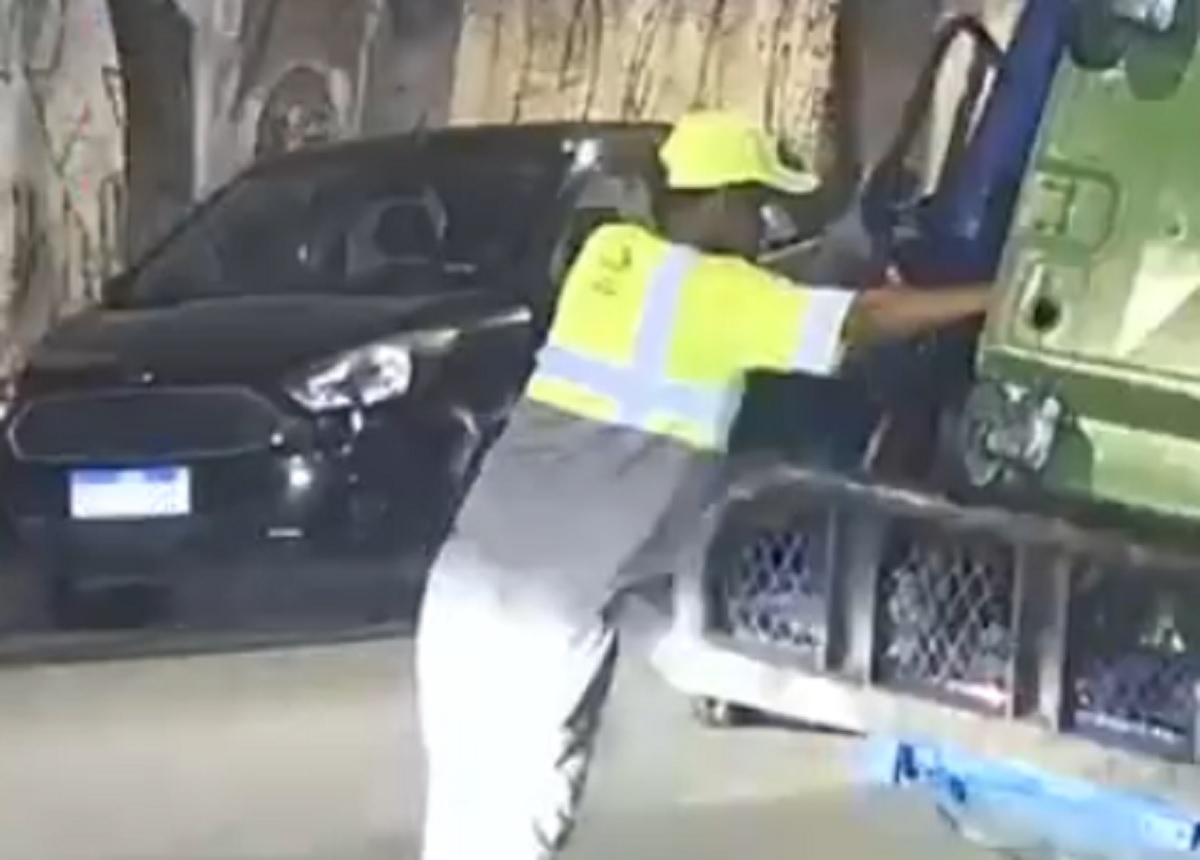 Coletor de lixo, de 19 anos, morre atropelado por bêbado. Imagem: Reprodução