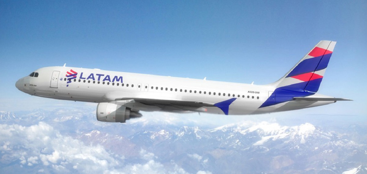 Avião 'despenca' 7.000m em 5 minutos e assusta passageiros. Imagem: Divulgação Latam