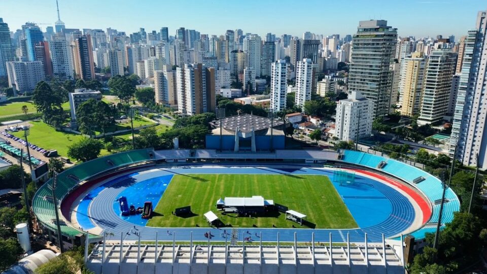 Estádio do Ibirapuera é reaberto após obra de R$ 90 milhões. Imagem: Sergio Barzaghi/Prefeitura de São Paulo