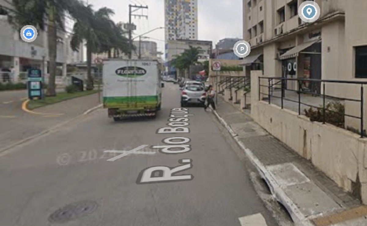 Coletor de lixo, de 19 anos, morre atropelado por bêbado. Imagem: Google Maps