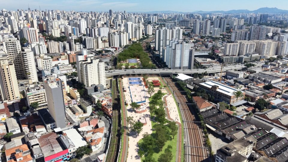 Parque do Moinho: SP toma posse da área de antiga favela. Imagem: Governo de SP