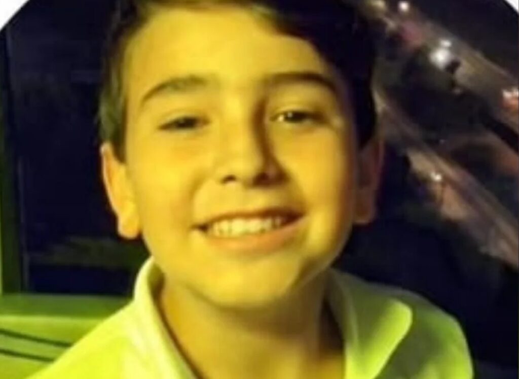 Adeus, Guilherme, 10 anos; família se despede após morte em assalto. Imagem: redes sociais