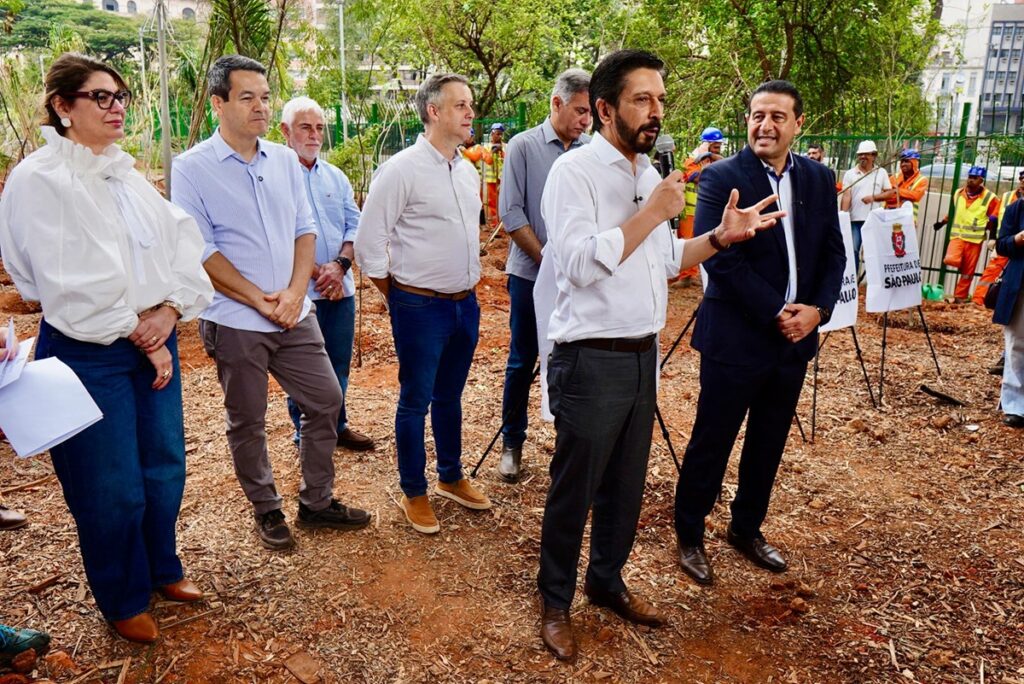 Ricardo Nunes segue Tarcísio e sobe tom contra greve. Imagem: Sergio Barzaghi PrefSP