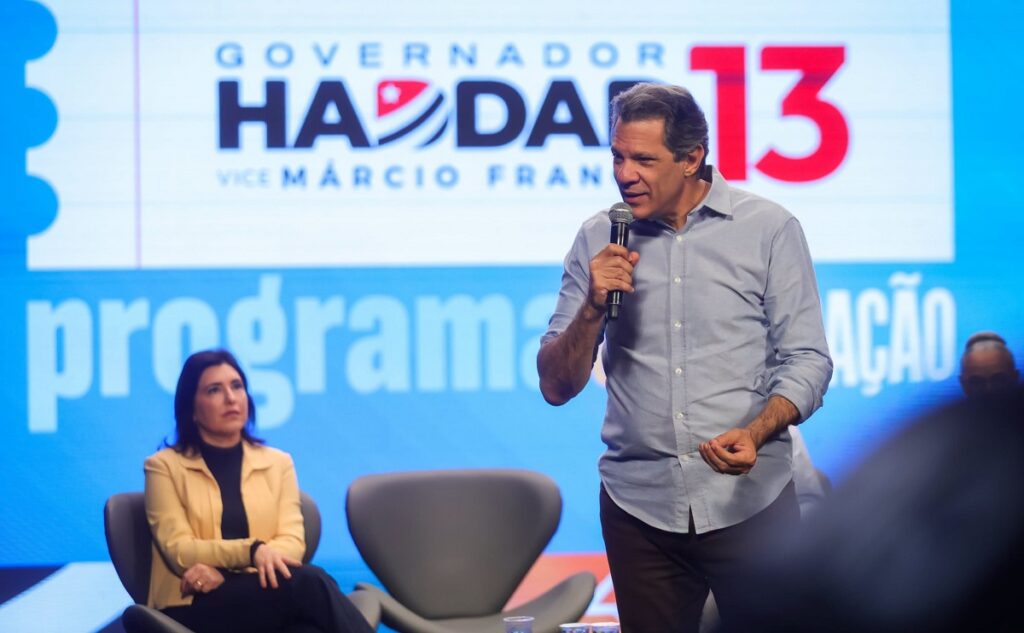 Haddad sobe o tom e crítica educação em SP: 'esse terror vai acabar'. Imagem: Redes sociais Haddad