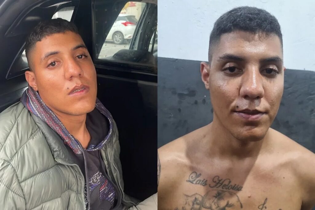 Breno tatuou nome de uma das filhas no peito; depois, matou as duas. Imagem: Reprodução
