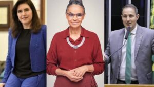 Simone Tebet, Marina e Derrite lideram senado, diz Paraná Pesquisas. Imagem: Reprodução