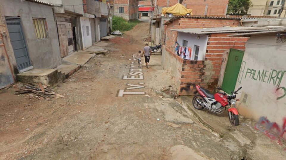 Grávida diz que jogou óleo quente no marido para se defender. Imgem: Google Maps