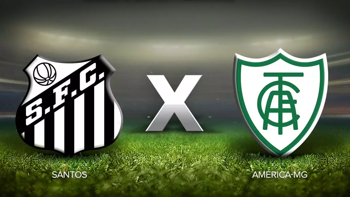 Assistir jogo ao vivo: Santos x América MG, às 17h, pelo Brasileirão