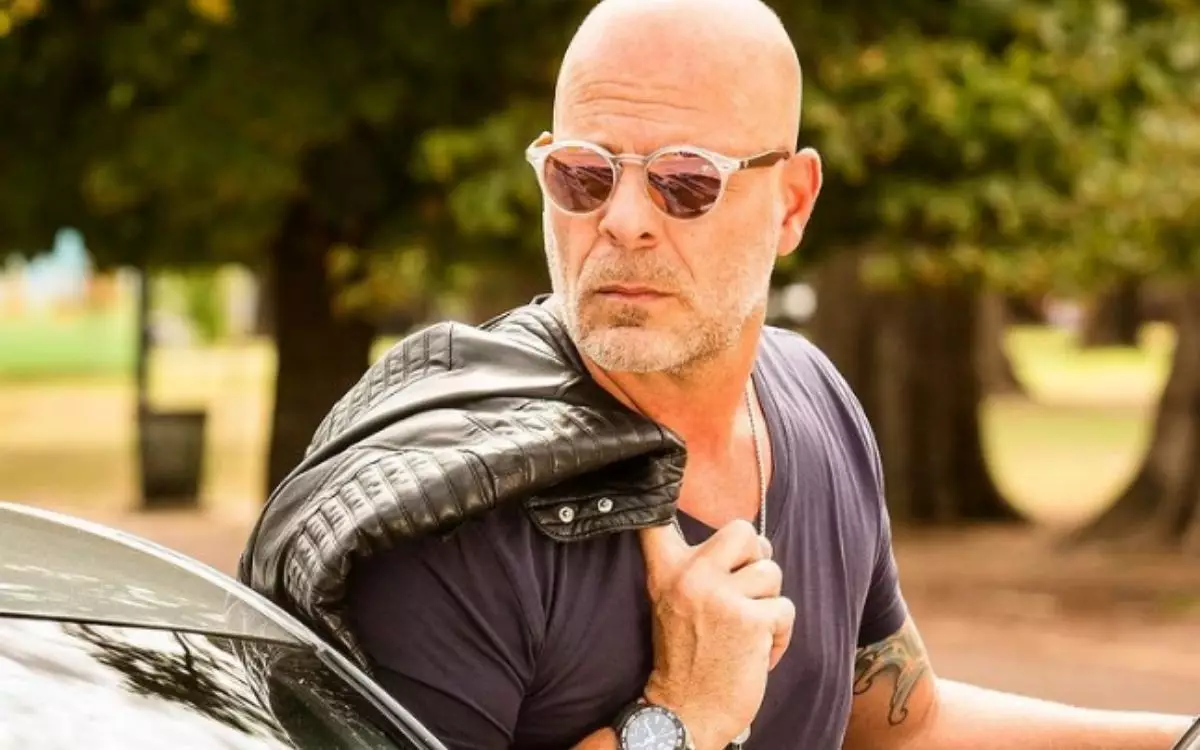 Bruce Willis - Imagem Ilustração