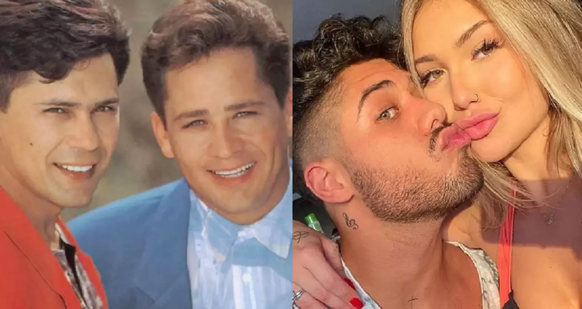 Filho de Virgínia Fonseca e Zé Felipe será reencarnação de Leandro da dupla com Leonardo (Foto: Montagem/Instagram)