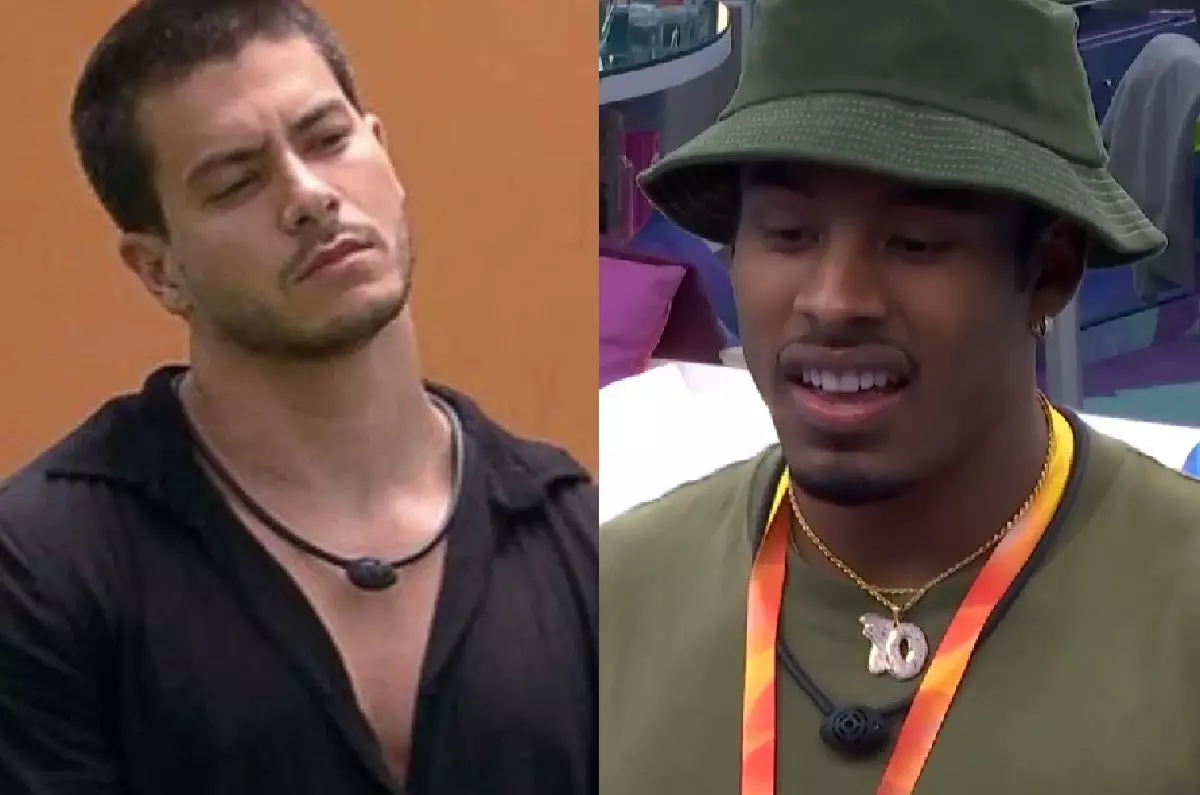 Paulo André e Arthur Aguiar (Foto: Reprodução/Globoplay)