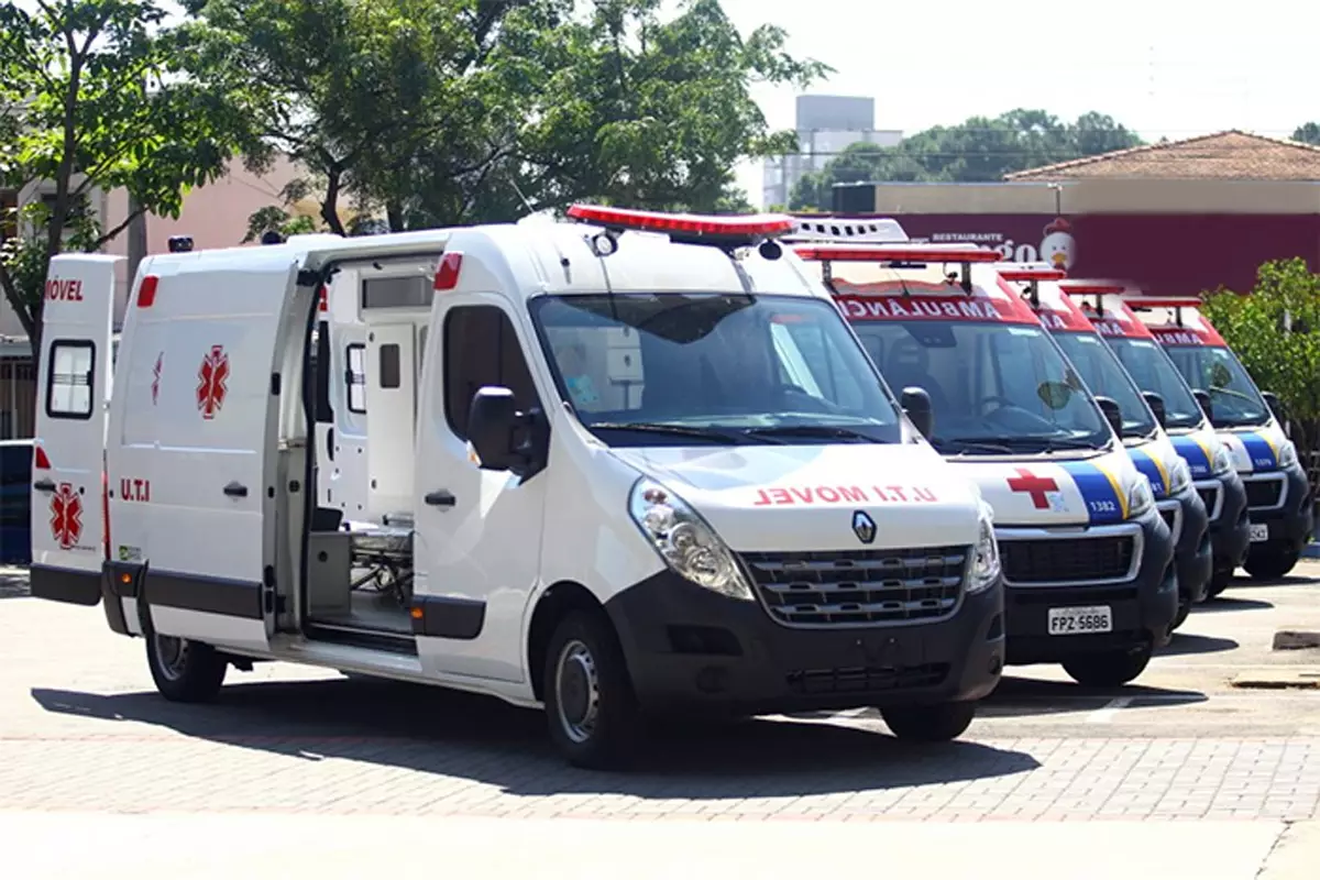Rio de Janeiro investe em nova frota de ambulância para melhor atender a população